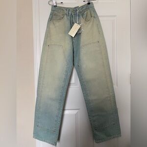 MNML West Double Knee Denim Pants Size 28